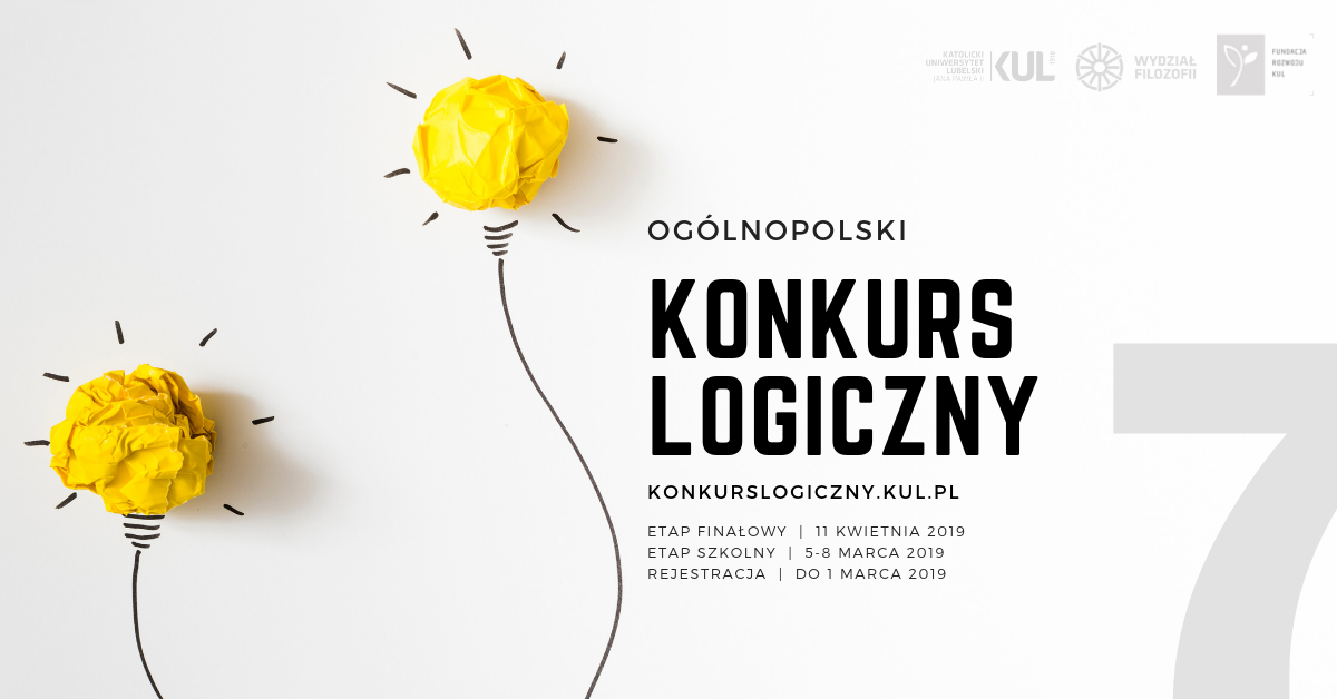 VII Ogólnopolski Konkurs Logiczny. Zaproszenie